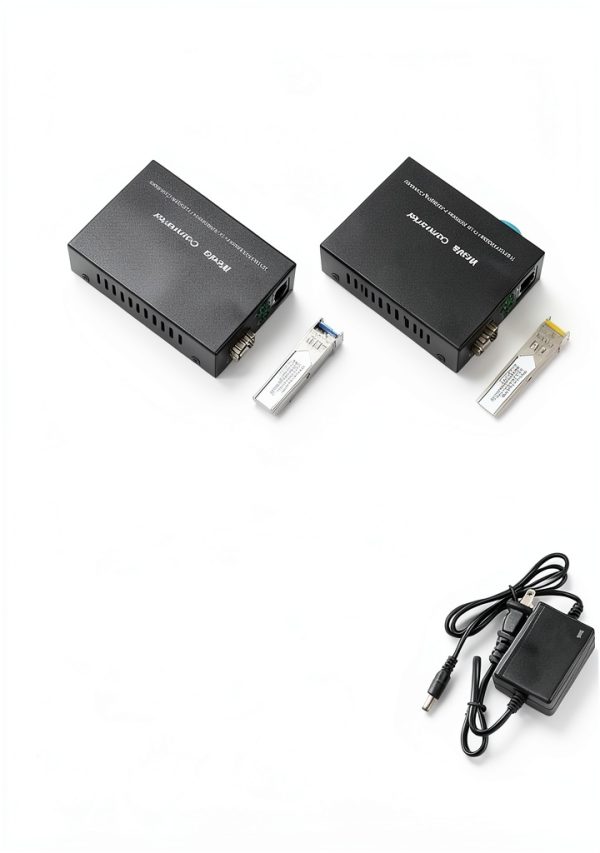 Fiber Transceiver VFLTOOL 2-pack 1.25Gbps Bidi Converter with LC SFP-1
