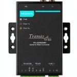 Moxa TCF-142-S-ST RS-232/422/485 to Fiber Optic Single Mode Converter with ST Connecters-0