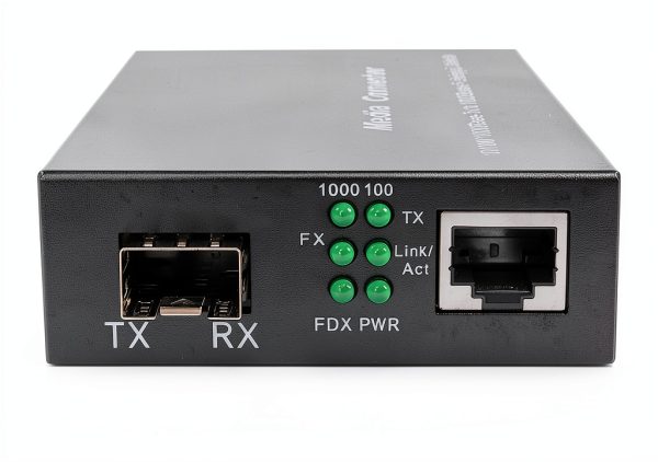 Fiber Transceiver VFLTOOL 2-pack 1.25Gbps Bidi Converter with LC SFP-2