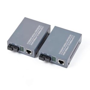 Gigabit Fiber Media Converter WSOLDMA SC to RJ45 125G 20km Pair-0