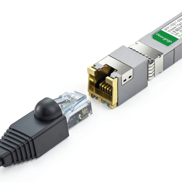 SFP+ to RJ45 10GBase‑T Transceiver Fibergaga Model SFP-10GT-CS-MF-30M-1