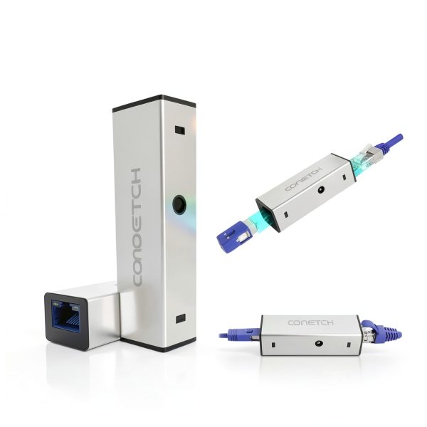 A Pair of Gigabit Fiber Ethernet Media Converter | Single Mode SC Single Core | 10/100/1000Mbps | Plug & Play | 3KM Transmission Range-5