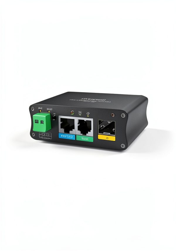 PoE Fiber Media Converter LINOVISION POE-SP1224F Switchable 12/24V DC-7