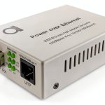 PoE Fiber Multimode LC 850nm Gigabit Media Converter 30W PoE AD net-0
