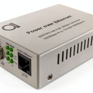 PoE Fiber Media Converter ADnet Ethernet 20km-0